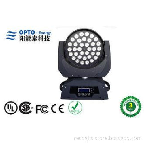 Aluminum 360W Led Stage Light 4 in 1 Led Wash Moving Head f